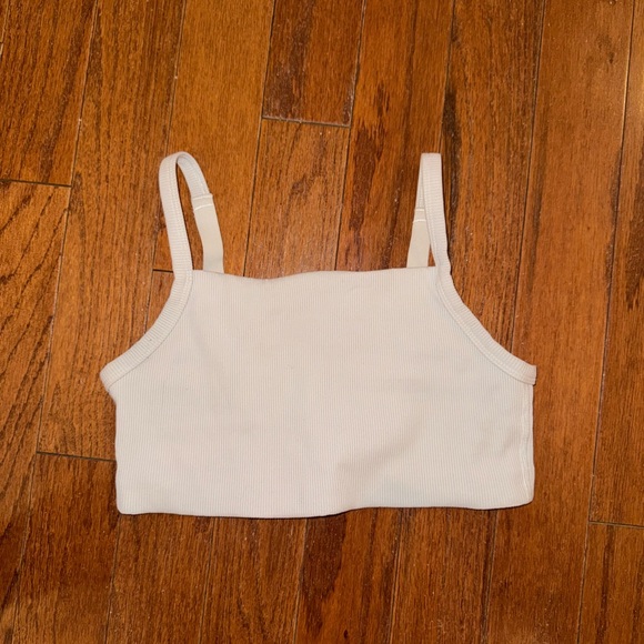 aerie Other - Aerie White Ribbed sports bra